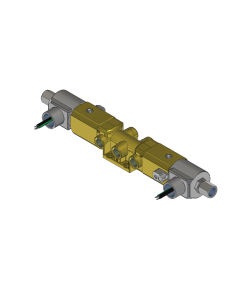 Valve, 4-Way, Brass, 24VDC