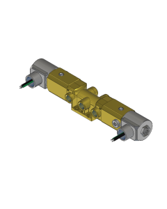 Valve, 4-Way, Brass, 120V60Hz