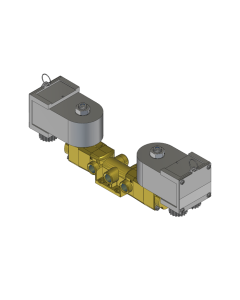 Valve, 4-Way, Brass, 120V60Hz