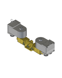 Valve, 4-Way, Brass, 24VDC