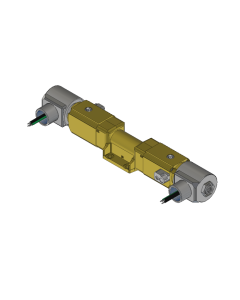 Valve, 4-Way, Brass, 24VDC