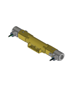 Valve, 4-Way, Brass, 12VDC