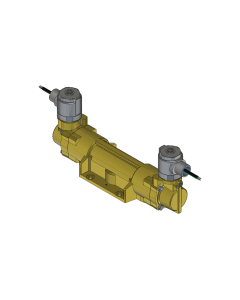 Valve, 4-Way, Brass, 24VDC