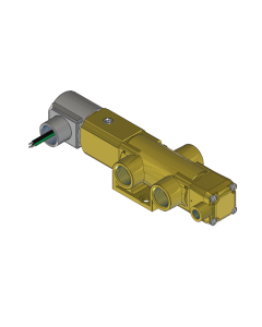 Valve, 3-Way, Brass, 120V60Hz