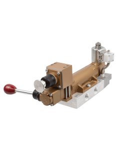 Valve, 4-Way, Brass, 12VDC