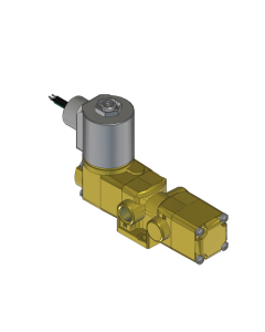 Valve, 2-Way, Brass, 12VDC