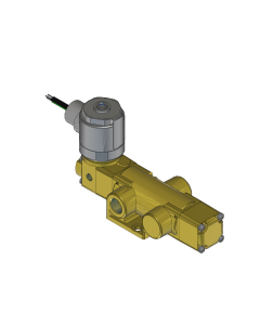 Valve, 2-Way, Brass, 24VDC