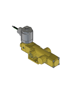 Valve, 2-Way, Brass, 120V60Hz