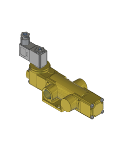 Valve, 2-Way, Brass, 24VDC