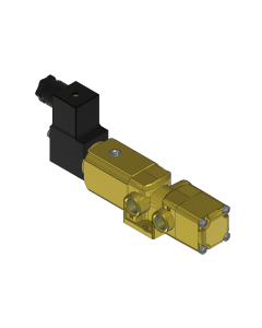 Valve, 3-Way, Brass, 120V60Hz