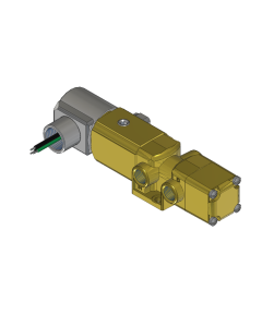 Valve, 3-Way, Brass, 120V60Hz