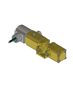 Valve, 3-Way, Brass, 120V60Hz