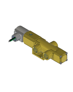 Valve, 3-Way, Brass, 12VDC
