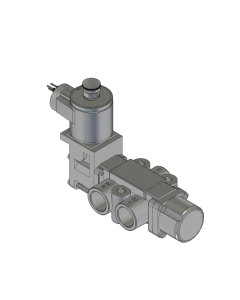 Valve, 3-Way, SST, 24VDC