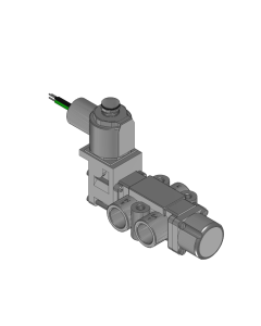 Valve, 3-Way, SST, 24VDC