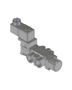 Valve, 3-Way, SST, 24VDC