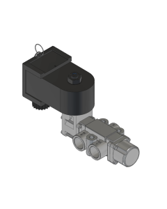 Valve, 3-Way, SST, 24VDC