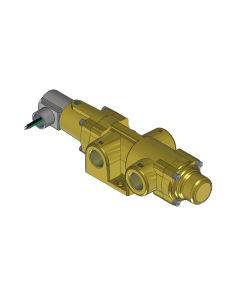 Valve, 3-Way, Brass, 120V60Hz