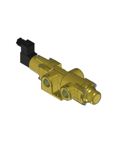 Valve, 3-Way, Brass, 24VDC