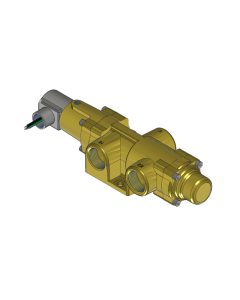 Valve, 3-Way, Brass, 120V60Hz