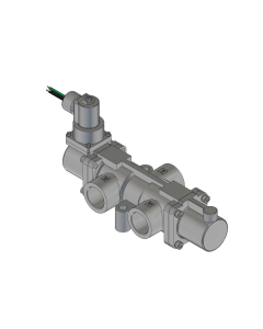 Valve, 3-Way, SST, 120V60Hz