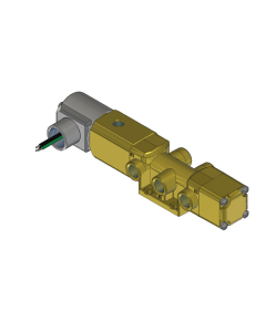 Valve, 4-Way, Brass, 24VDC