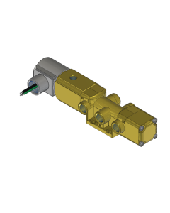 Valve, 4-Way, Brass, 120V60Hz