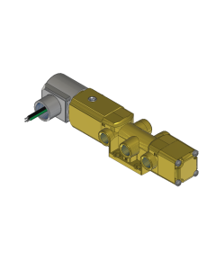 Valve, 4-Way, Brass, 120V60Hz