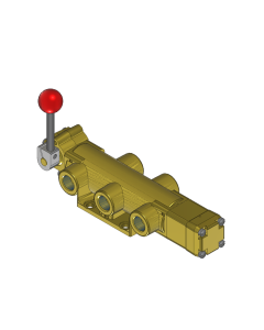 Valve, 4-Way, Brass