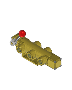 Valve, 4-Way, Brass