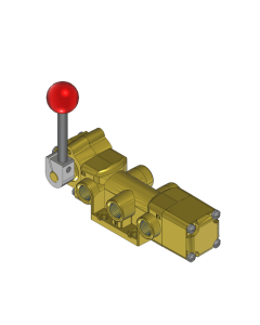 Valve, 4-Way, Brass