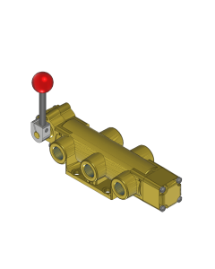 Valve, 4-Way, Brass