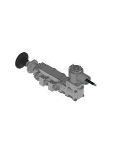 Valve, 4-Way, SST, 12VDC