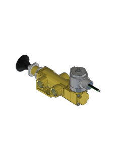 Valve, 3-Way, Brass, 24VDC