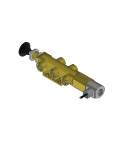 Valve, 5-Way, Brass, 120V60Hz