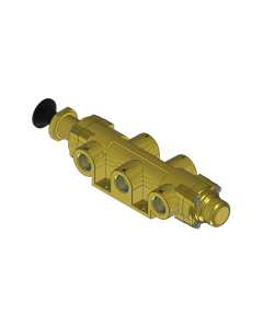 Valve, 4-Way, Brass