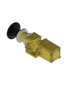 Valve, 3-Way, Brass