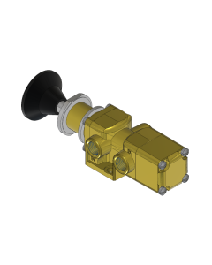 Valve, 3-Way, Brass