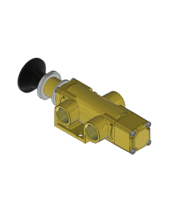 Valve, 3-Way, Brass