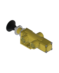 Valve, 3-Way, Brass