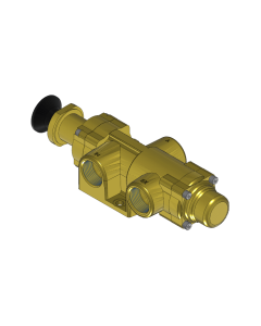 Valve, 3-Way, Brass