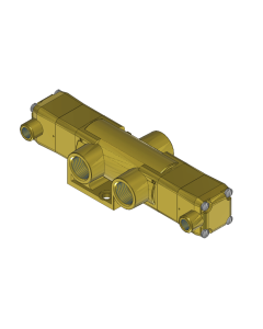 Valve, 3-Way, Brass