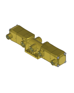 Valve, 4-Way, Brass