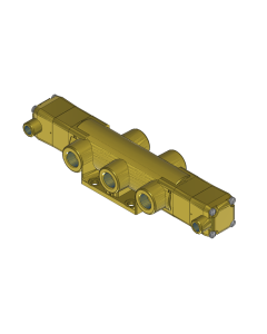Valve, 4-Way, Brass