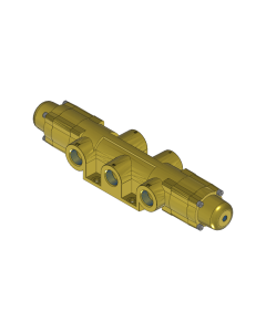 Valve, 4-Way, Brass