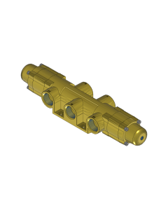 Valve, 4-Way, Brass