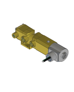 Valve, 3-Way, Brass, 120V60Hz