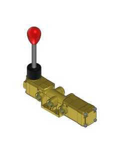 Valve, 4-Way, Brass