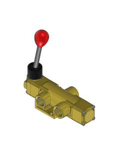 Valve, 3-Way, Brass