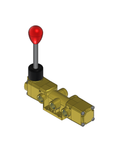 Valve, 4-Way, Brass